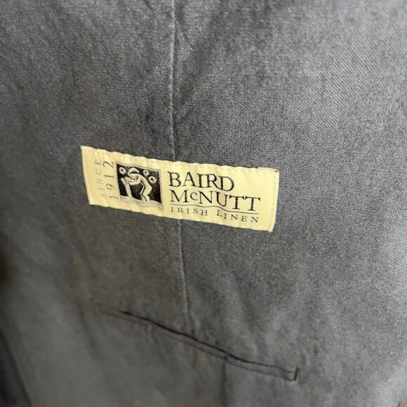 J.Crew $248 Ludlow Slim Fit Unstructured Suit Jacket Cotton Linen 39R AU428 Ink - Picture 11 of 13